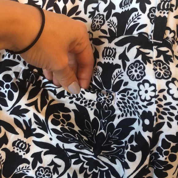 LOFT wide leg patterned pants - Picture 5 of 6